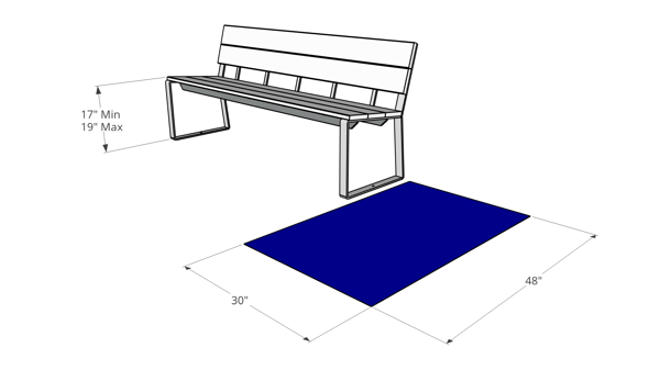 ADA Bench Clearance