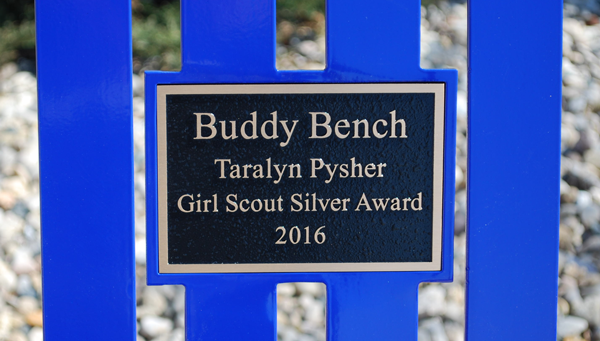 Memorial Bench Plaque